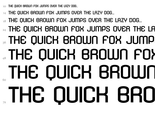 Kleptocracy Titling font waterfall
